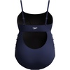image:imageSpeedo Womens Swimsuit One Piece Endurance Shirred Tank Moderate CutAdj Peacoat