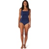 image:imageSpeedo Womens Swimsuit One Piece Endurance Shirred Tank Moderate CutPeacoat