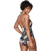 image:imageSpeedo Womens Swimsuit One Piece VNeck Halter Contemporary CutAcid Lime