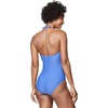 image:imageSpeedo Womens Swimsuit One Piece VNeck Halter Contemporary CutRoyal Blue