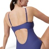 image:imageSpeedo Womens Swimsuit One Piece VNeck Strappy Back Contemporary CutAdjustable Hapuna Blue