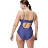 image:imageSpeedo Womens Swimsuit One Piece VNeck Strappy Back Contemporary CutAdjustable Hapuna Blue