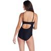 image:imageSpeedo Womens Swimsuit One Piece VNeck Strappy Back Contemporary CutAdjustable Speedo Black