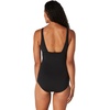 image:imageSpeedo Womens Swimsuit One Piece VNeck Strappy Back Contemporary CutAnthracite