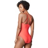 image:imageSpeedo Womens Swimsuit One Piece VNeck Strappy Back Contemporary CutBittersweet