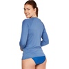 image:imageSpeedo Womens Uv Swim Shirt Long Sleeve RashguardHeather Bright Cobalt