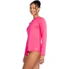 image:imageSpeedo Womens Uv Swim Shirt Long Sleeve RashguardHooded Fandango Pink