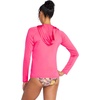 image:imageSpeedo Womens Uv Swim Shirt Long Sleeve RashguardHooded Fandango Pink