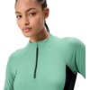 image:imageSpeedo Womens Uv Swim Shirt Long Sleeve RashguardOceanflex Anthracite
