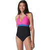 image:imageSpeedo Womens Swimsuit One Piece Adjustable Crossback Contemporary CutRose Violet