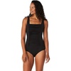 image:imageSpeedo Womens Swimsuit One Piece Endurance Shirred Tank Moderate CutAnthracite