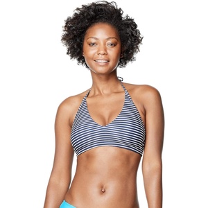 image:imageSpeedo Womens Swimsuit Bikini Top VNeck HalterBikini TopSpeedo Navy