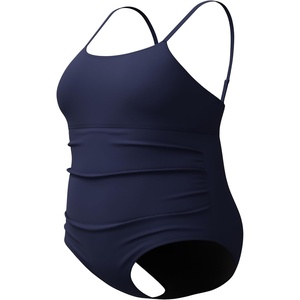image:imageSpeedo Womens Swimsuit One Piece Endurance Shirred Tank Moderate CutAdj Peacoat