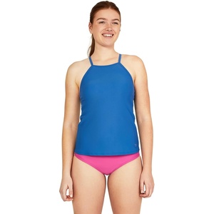 image:imageSpeedo Womens Swimsuit Top Tankini Adjustable High NeckBright Cobalt