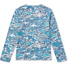 image:imageSpeedo Boys UV Swim Shirt Long Sleeve Tee GraphicScuba Blue