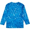 image:imageSpeedo Boys UV Swim Shirt Long Sleeve Tee GraphicTide Pool Electric Blue