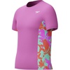 image:imageSpeedo Girls Uv Swim Shirt Short Sleeve Printed RashguardKaluna Floral