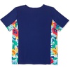image:imageSpeedo Girls Uv Swim Shirt Short Sleeve Printed RashguardPeacoat Splice