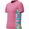 image:imageSpeedo Girls Uv Swim Shirt Short Sleeve Printed RashguardSixties Garden