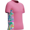 image:imageSpeedo Girls Uv Swim Shirt Short Sleeve Printed RashguardSixties Garden