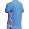 image:imageSpeedo Girls Uv Swim Shirt Short Sleeve Printed RashguardWatercolor Garden