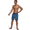 image:imageSpeedo Mens Swim Trunk Knee Length Boardshort Bondi Printed18 Spray Vallarta Blue
