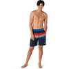 image:imageSpeedo Mens Swim Trunk Knee Length Boardshort Bondi Printed20 Above the Trees Peacoat