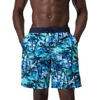 image:imageSpeedo Mens Swim Trunk Knee Length Boardshort Bondi Printed20 Breezy Palm Hawaiian Sky