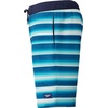 image:imageSpeedo Mens Swim Trunk Knee Length Boardshort Bondi Printed20 White Plains Stripe Peacoat