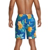 image:imageSpeedo Mens Swim Trunk Mid Length Redondo FloralFine Palace Blue