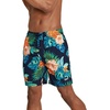 image:imageSpeedo Mens Swim Trunk Mid Length Redondo FloralFine Peacoat