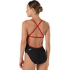 image:imageSpeedo Womens Swimsuit One Piece Endurance Cross Back Solid Adult Team ColorsBlackRed