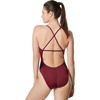 image:imageSpeedo Womens Swimsuit One Piece Endurance Cross Back Solid Adult Team ColorsEdge BlackMaroon