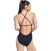image:imageSpeedo Womens Swimsuit One Piece Endurance Cross Back Solid Adult Team ColorsSpark MaroonBlack