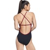 image:imageSpeedo Womens Swimsuit One Piece Endurance Cross Back Solid Adult Team ColorsSpark MaroonBlack
