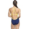 image:imageSpeedo Womens Swimsuit One Piece Endurance Cross Back Solid Adult Team ColorsSpark NavyGold