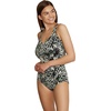 image:imageSpeedo Womens Swimsuit One Piece Sweetheart Moderate CutBlended Ink Anthracite