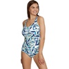 image:imageSpeedo Womens Swimsuit One Piece Sweetheart Moderate CutWatercolor Bright Cobalt