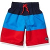 image:imageSpeedo Boys Swim Trunk Knee Length Blocked VolleyBlueRed