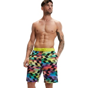 image:imageSpeedo Mens Swim Trunk Knee Length Boardshort Bondi Printed20 Velo Blur