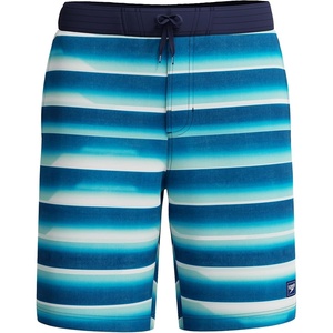 image:imageSpeedo Mens Swim Trunk Knee Length Boardshort Bondi Printed20 White Plains Stripe Peacoat
