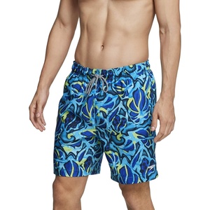 image:imageSpeedo Mens Swim Trunk Mid Length Redondo FloralCapri Breeze Blue