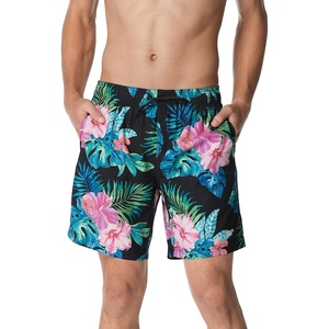 image:imageSpeedo Mens Swim Trunk Mid Length Redondo FloralFine Anthracite
