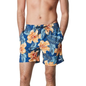 image:imageSpeedo Mens Swim Trunk Mid Length Redondo FloralVibe Delphinium Blue