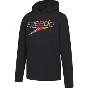image:imageSpeedo UnisexAdult TShirt Long Sleeve Hoodie Pull Over Team Warm UpPride Anthracite