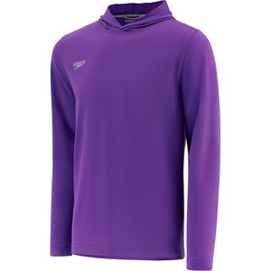 image:imageSpeedo UnisexAdult TShirt Long Sleeve Hoodie Pull Over Team Warm UpSpeedo Purple