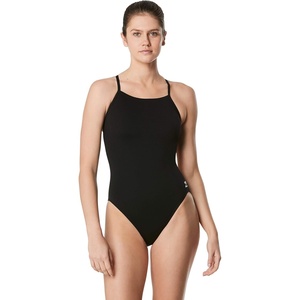image:imageSpeedo Womens Swimsuit One Piece Endurance Cross Back Solid Adult Team ColorsSpeedo Black