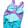 image:imageSpeedo Girls Swimsuit One Piece Infinity Splice Thick StrapCapri Blue