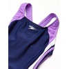 image:imageSpeedo Girls Swimsuit One Piece Infinity Splice Thick StrapSweet Taro