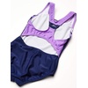 image:imageSpeedo Girls Swimsuit One Piece Infinity Splice Thick StrapSweet Taro